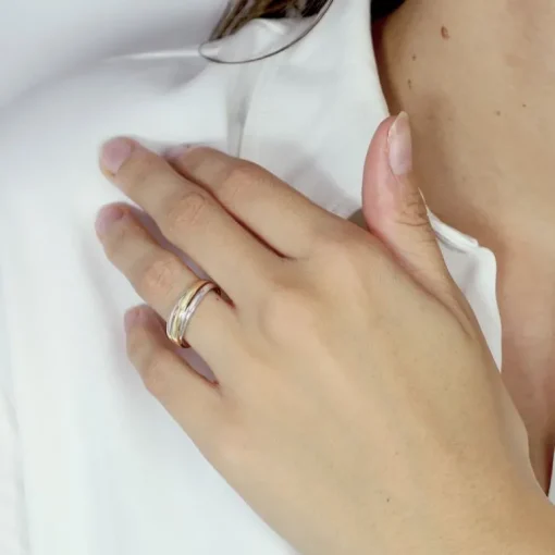Bague Femme Entrelacée 3 ORS 375/1000