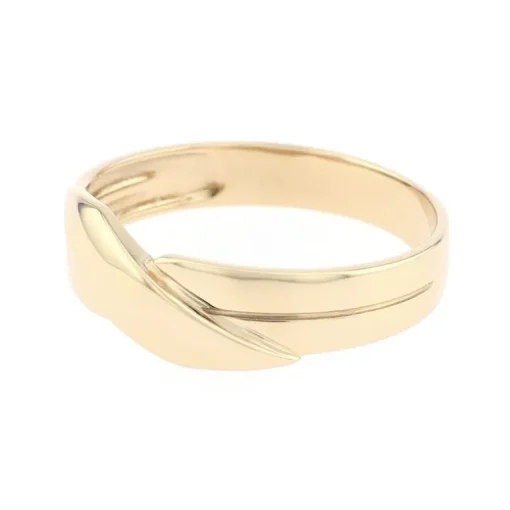 Bague Femme Entrelacée OR 750/1000 Jaune