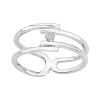 Bague femme Evidence La Garçonne ARGENT 925/1000 et diamant