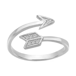 Bague Femme Flêche ARGENT 925/1000 et Oxydes