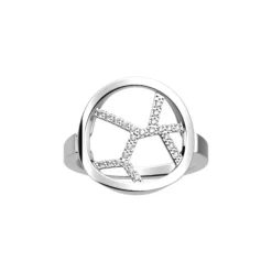 Bague Femme Girafe Les Georgettes Les Précieuses Argenté et Oxydes