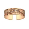 Bague Femme LES CADETTES LIENS PRÉCIEUSE Laiton Doré Rose