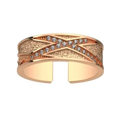 Bague Femme LES CADETTES LIENS PRÉCIEUSE Laiton Doré Rose