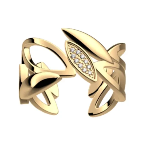 Bague Femme LES CADETTES ARBRE DE VIE Laiton Doré