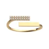 Bague Femme LES CADETTES MILANA Laiton Doré