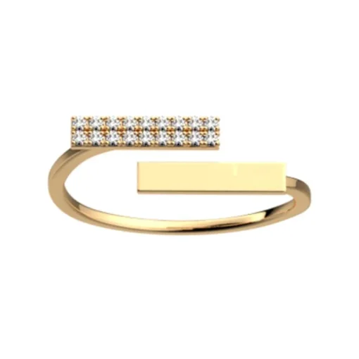 Bague Femme LES CADETTES MILANA Laiton Doré