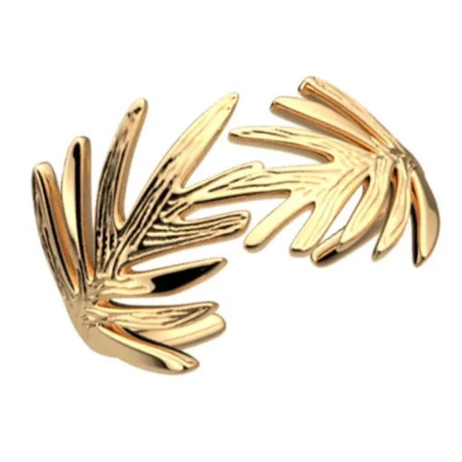 Bague Femme LES CADETTES CROISETTE Laiton Doré