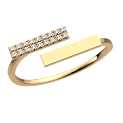 Bague Femme LES CADETTES MILANA Laiton Doré