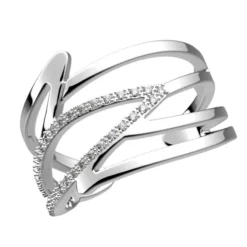 Bague Femme LES CADETTES PERROQUET Laiton Argenté