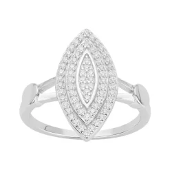 Bague Femme Marquise EDORA ARGENT 925/1000 et Oxydes EDO70100901