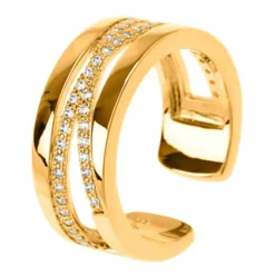 Bague Femme 8mm LES GEORGETTES LIENS Laiton Doré