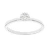 Bague Femme Multipierres OR 750/1000 blanc et diamants