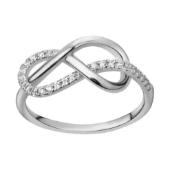 Bague Femme Noeuds ARGENT 925/1000 et Oxydes