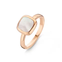 Bague Femme ONE MORE Pantelleria OR 750/1000 Rose avec Nacre