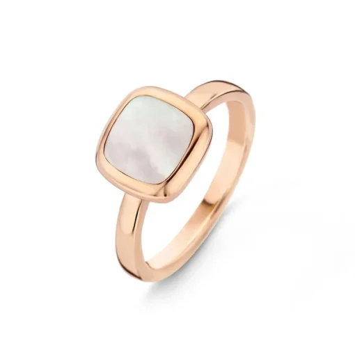 Bague Femme ONE MORE Pantelleria OR 750/1000 Rose avec Nacre