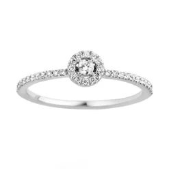 Bague Femme One More Salina OR Blanc 750/1000 avec Diamants