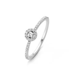 Bague Femme One More Salina OR Blanc 750/1000 avec Diamants