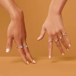 Bague Femme One More Salina OR Blanc 750/1000 avec Diamants