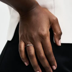 Bague Femme Pandora ME Double Pavée & Noire 182528C01