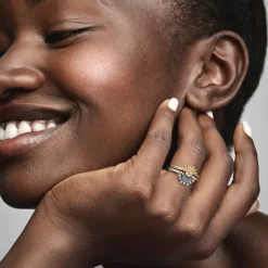 Bague Femme Pandora Moments Céleste Soleil Scintillant 162674C01