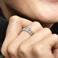 Bague Femme Pandora Moments Couronne Diadème De Princesse 190880CZ
