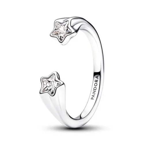 Bague Femme Pandora Moments Ouverte Étoiles Filantes 193582C01