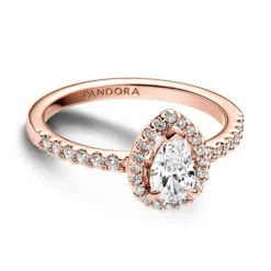 Bague Femme Pandora Timeless Halo Poire Scintillante 182835C01