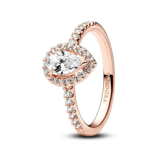 Bague Femme Pandora Timeless Halo Poire Scintillante 182835C01