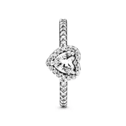Bague Femme Pandora Timeless Cœur Surélevé 198421C01
