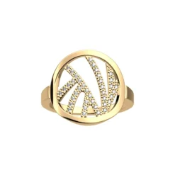 Bague Femme Perroquet Les Georgettes Les Précieuses Doré et Oxydes