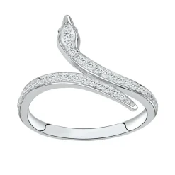Bague femme serpent EDORA ARGENT 925/1000 et Oxydes