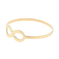 Bague Femme signe infini EDORA OR 375/1000 jaune EDO9K11279