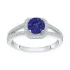 Bague Femme Solitaire EDORA ARGENT 925/1000 et spinelle