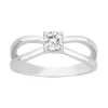 Bague Femme Solitaire EDORA ARGENT 925/1000 et oxyde