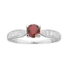 Bague Femme Solitaire EDORA ARGENT 925/1000 et spinelle