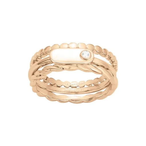 Bague Femme Solitaire Addict La Garçonne PLAQUE OR et Diamant