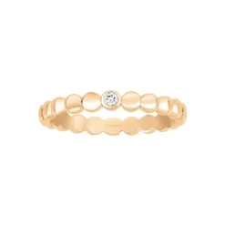 Bague Femme Solitaire Addict La Garçonne PLAQUE OR et Diamant