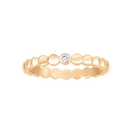 Bague Femme Solitaire Addict La Garçonne PLAQUE OR et Diamant