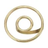 Bague Femme Spirale EDORA Acier Doré