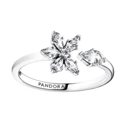 Bague Femme Taille 56 PANDORA OUVERTE HERBIER SCINTILLANT Argent 925/1000
