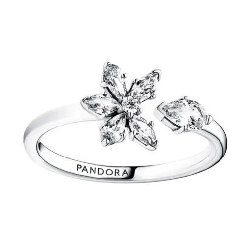 Bague Femme Taille 56 PANDORA OUVERTE HERBIER SCINTILLANT Argent 925/1000