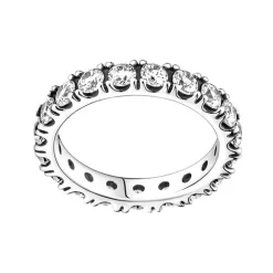 Bague Femme Taille 52 PANDORA ÉTERNITÉ RANG SCINTILLANT Argent 925/1000