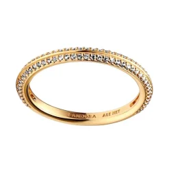 Bague Femme Taille 54 PANDORA ME PAVÉE Doré 14 Carats