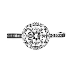 Bague Femme Taille 56 PANDORA HALO SCINTILLANT ROND Argent 925/1000