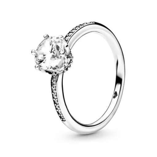 Bague Femme Taille 52 PANDORA COURONNE ÉTINCELANTE INCOLORE Argent 925/1000
