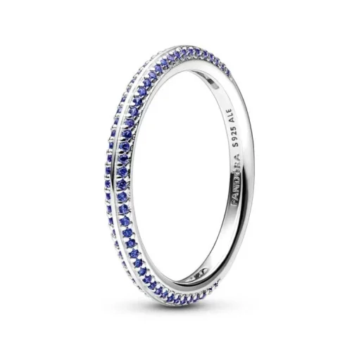 Bague Femme Taille 56 PANDORA ME PAVÉE BLEUE Argent 925/1000