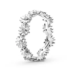 Bague Femme Taille 50 PANDORA COURONNE MARGUERITE SCINTILLANTE Argent 925/1000