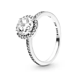 Bague Femme Taille 56 PANDORA HALO SCINTILLANT ROND Argent 925/1000