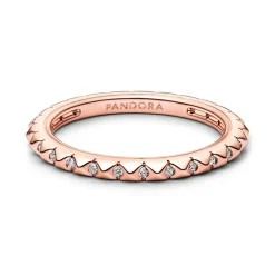 Bague Femme Taille 50 PANDORA ME PYRAMIDES Doré Rose 14 Carats