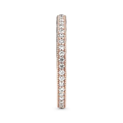 Bague Femme Taille 56 PANDORA SCINTILLEMENT Doré Rose 14 Carats